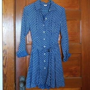 Anthropologie Holding Horses Linen Dress Size 6P